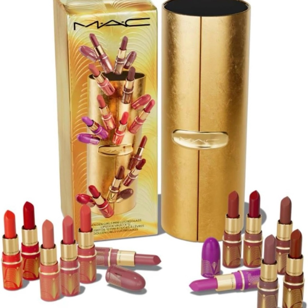 MAC Cosmetics Golden Girl lipstick mini set- limited edition